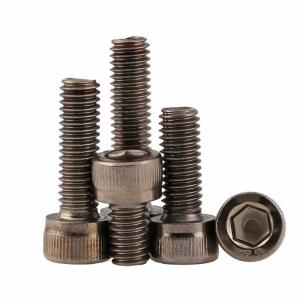 Stainless Steel Cylindrical Socket Head Cap Screws Grade12.9 M6 Black ODM