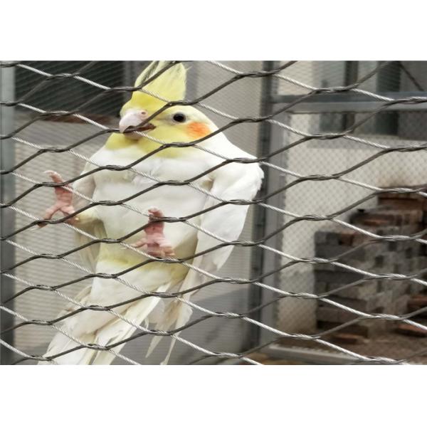7*19 Stainless Steel Aviary Mesh , Aviary Wire Mesh For Aviary Building