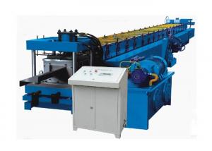 Best Thickness 1-3 MM Z Purlin Forming Machine , Hydraulic Drive Purlin Making Machine Blue Color wholesale