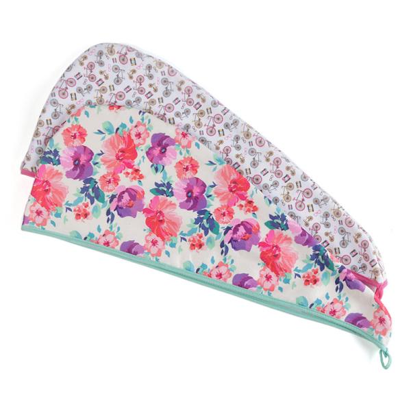Cheap Quick Dry SPA Absorbent Bath Hair Cap Microfiber Hair Turban Towel For  Hair for sale