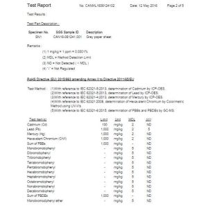New Bamboo Paper Co., Ltd Certifications
