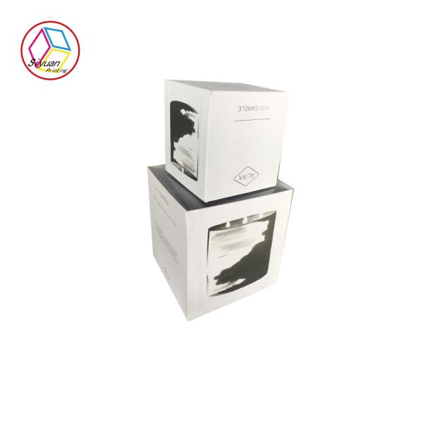 White Rectangular Small Size Cardboard Gift Box With EVA Insert