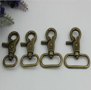 Best India hot sales anti brass zinc alloy all kinds of size heavy duty snap hook for bags wholesale