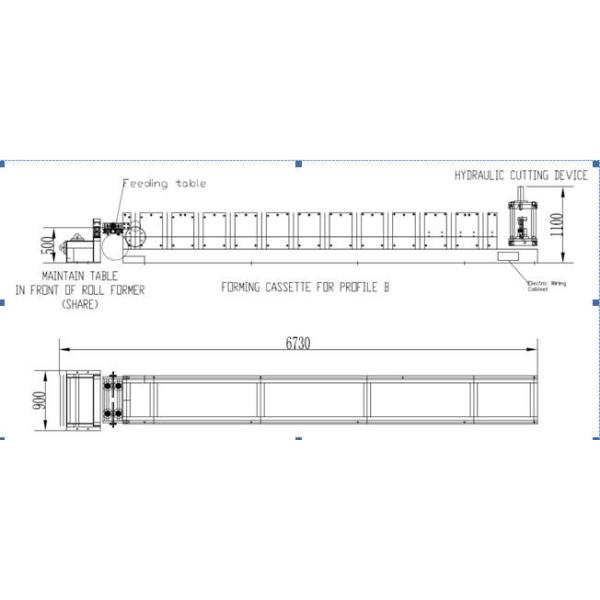 Professional Purlin Making Machine Quick Change Cassette Type CE Approved