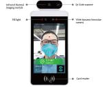 EU QR Code IP65 Face Recognition Scanner With MIPS Access Control System
