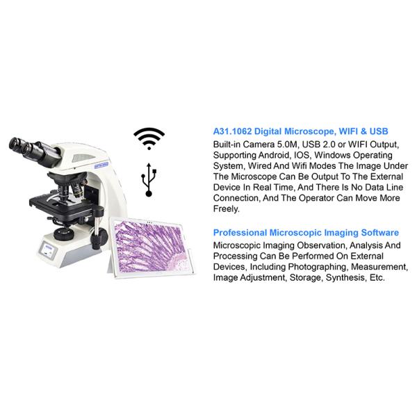 Opto-Edu A12.1062 Binocular Lcd Laboratory Biological Microscope