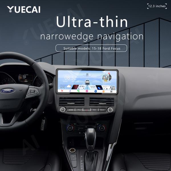 Android-Based Universal Car DVD Player Multimedia System Frame Dashboard Panel For Ford Focus