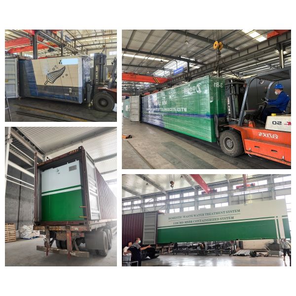 Mobile Containerized Sewage Treatment System with Fast Installation and Easy Transport