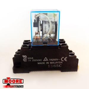 China MY2N-J MY2NJ OMRON Power Relay DPDT 24VDC 5A MY Series Socket on sale