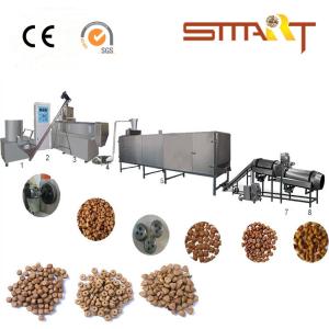 China Stainless Steel 80kw Twin Screw Pet Food Extruder Machine With Large Capacity on sale