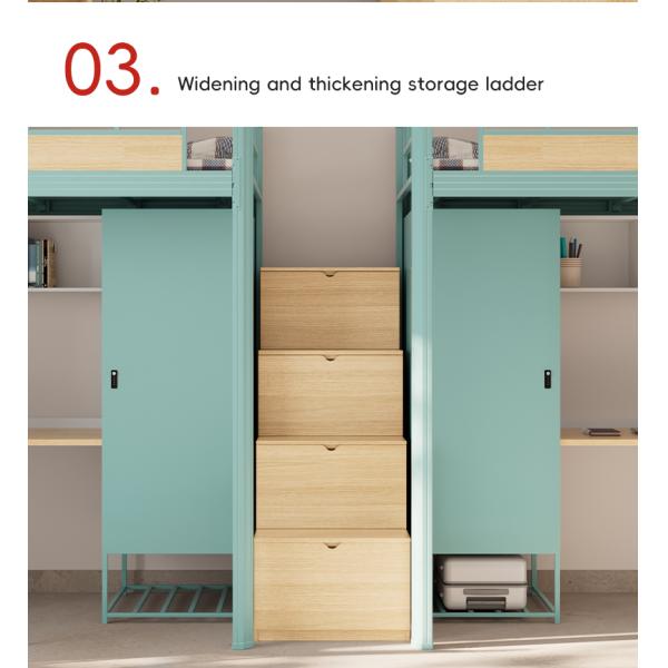 Support customization China Manufacturer Capsule Bunk Bed For Hostel Inbox Capsule Bunk Bed With Stairs
