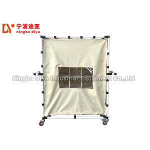 Best Simple Operation Canvas Lean Trolley / Stainless Steel Storage Trolley wholesale