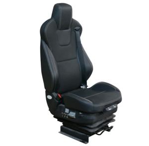 Comfortable Luxury Bus Driver Seat Ergonomic Curve With Headrest Safe Belt