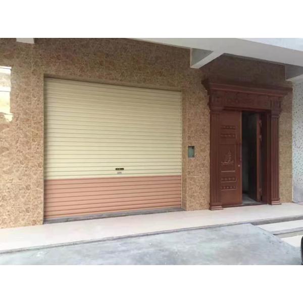 Commercial Security Steel Roll Up Doors 230V Fast opening PLC system