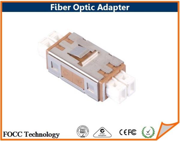 Cheap MU Duplex Multimode Fiber Optic Network Adapter Using Zirconia Sleeves for sale