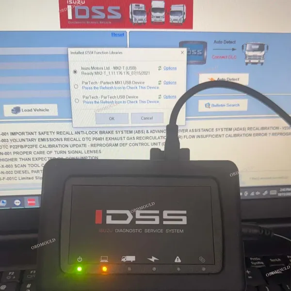 Isuzu IDSS Diagnostic Tool 2025 Software Version with All-in-one Hardware and Software for Multi-language Support
