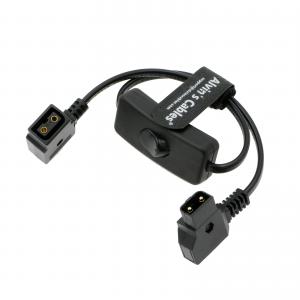 China Alvin'S Cables D Tap Female To D-Tap Male Extension Cable With Switch For V-Mount Battery 12inches/30cm on sale