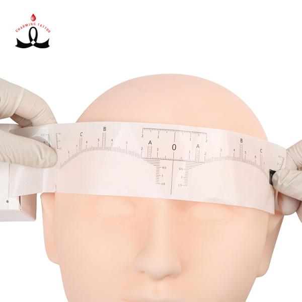 Disposable Eyebrow Measuring Tool Brow Mapping Ruler For Microblading