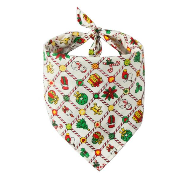 Cheap Unique Style Personalized Pet Bandana Soft Material Dog Christmas Scarf for sale