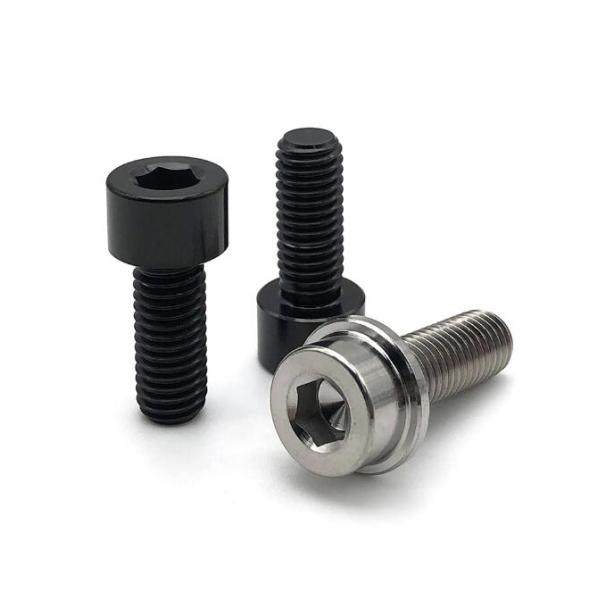 M6 Titanium Screws High Strength Titanium Fasteners Cup Head Hexagonal Screw