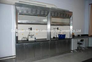 Best PVC Track Stainless Steel Fume Hood Phenolic Resin Worktops With Remote Control Valve wholesale