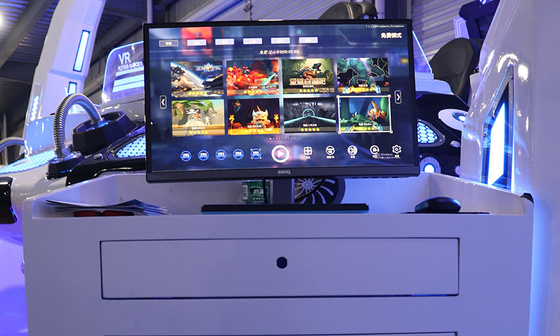 Comfortable 4 Seat VR Fantasy Space Ride Virtual Reality Space Ride Simulator
