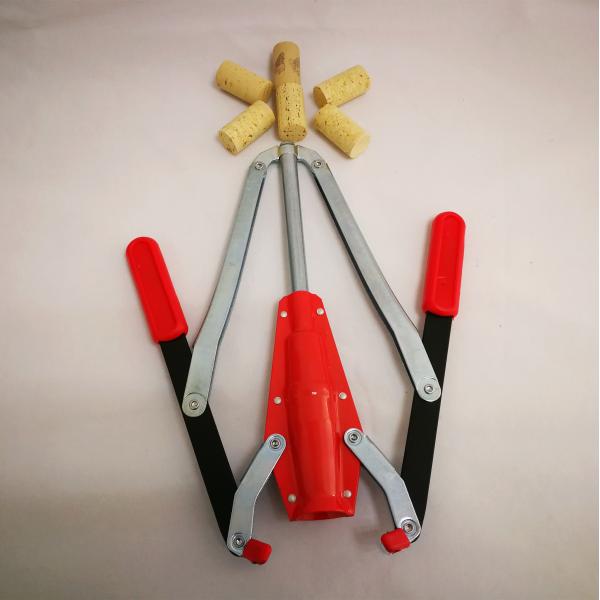 Two Handled Double Lever Wine Corker Easy Use For Home Brew Wine Corks