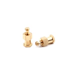 CNC Machining Brass CNC Parts Bushing Spacer PVD CVD Coating