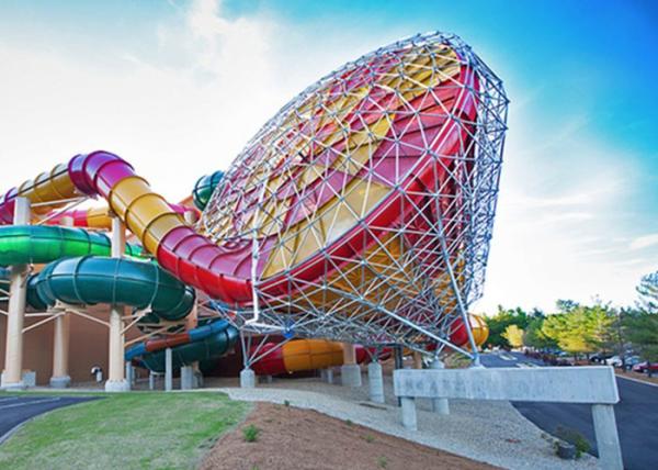 Cheap Beautiful Great Wolf Lodge Water Slides Tornado Twist Water Slide / Large Water Slide for sale