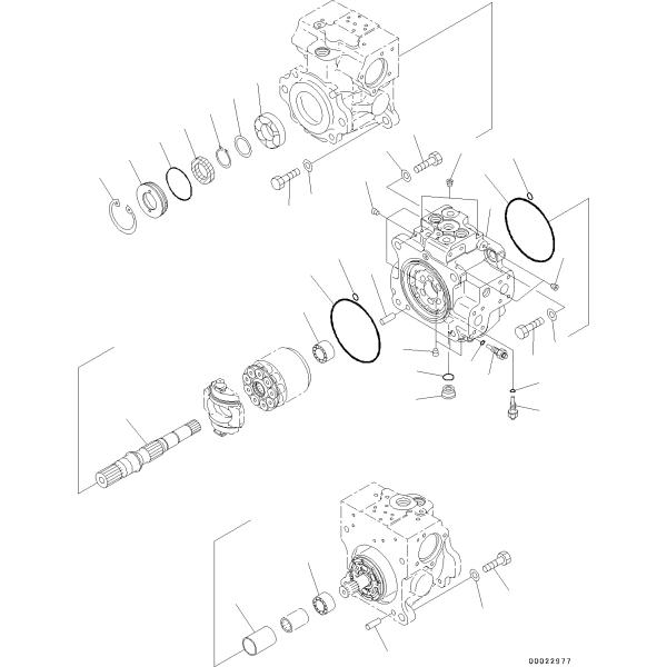 720-2M-00071 7202M00071 720-2M-04210 For Komatsu D39EX-22 D39PX-22 BULLDOZERS parts Hydraulic Pump MAIN PUMP PISTON PUMP HYDRAULIC OIL PUMP HST PUMP
