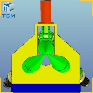 China Special Sheet Metal Cone Rolling Machine 3 Rollers Hydraulic on sale