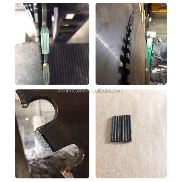 High Frequency Brazed Necessary Tools Diamond Segment for Nature Stone Welding Method