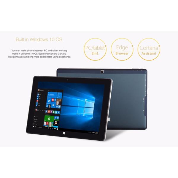 China Factory 10.1 Inch Tablet PC Intel Atom Z8350 4G+64G Windows 10+Android 5.1 Dual OS 2 in 1 Tablet 1280*800 IPS HD