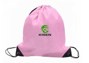 China Colored Women'S Drawstring Backpack , Reusable 210d Polyester Drawstring Bag on sale