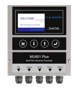 China Multi Channel Insertion Ultrasonic Flow Meter MU801 Plus on sale