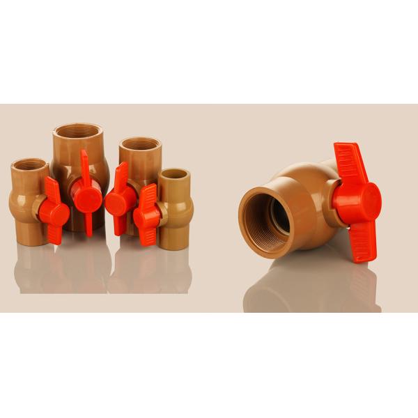 1" Socket Plastic UPVC Water Ball Valve for Agricultural Irrigation System Household Usage