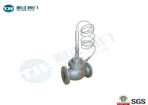 PN 40 Bar Steam Control Valve , Self - Actuated Temperature Control Valve