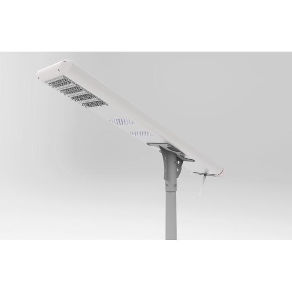 Replaceable li fe po4 battery all in one solar street light with smart operation system high lumen 2000lm to 8000lm