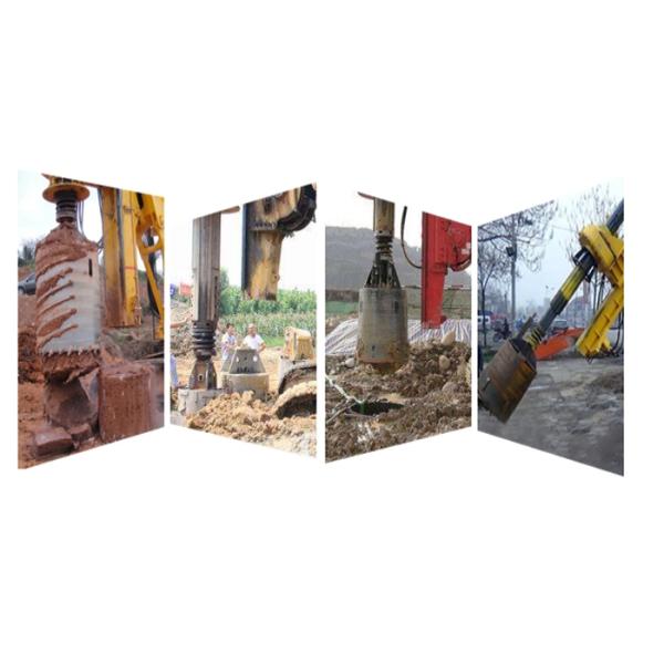 1000mm Drilling Bucket Core Barrel Type With Soil Drilling Teeth