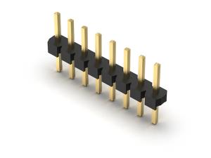 Best Pin Header Connector 2.00mm Single Row  Dip TYPE 1*2PIN To 1*40PIN H=2.00MM wholesale