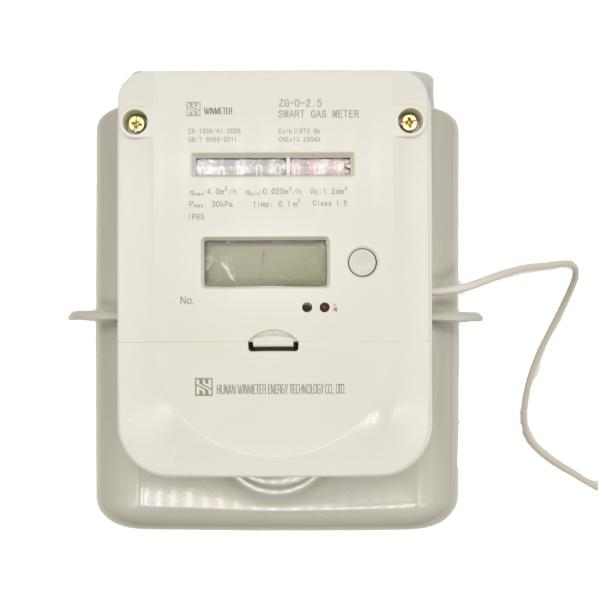 Cheap White Smart Gas Meter ZG-D-2.5 Willfar Steel / Cast Aluminum Material for sale