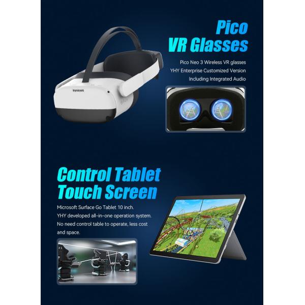 YHY Ultimate Crossing 2 Vr Virtual Reality Simulator Motion Chair 360 Degree Rotating Vr Simulator For Sale