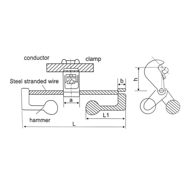 Fdz Jpg OPGW Vibration Cable Damper Steel Stranded Wire Overhead