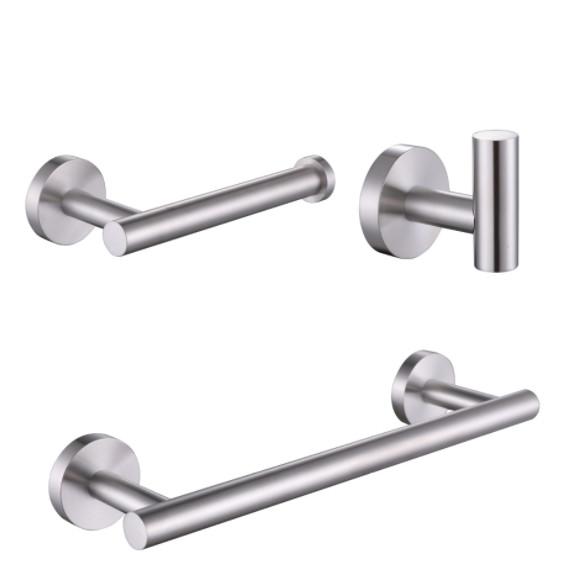 Cheap High End Bathroom Hardware Accessories Stainless Steel Coat Hooks Set for sale