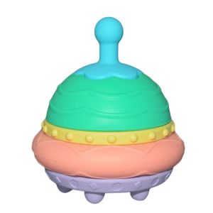 Best Customizable Children'S Educational Toy Hamburger Silicone Stacking Toy wholesale