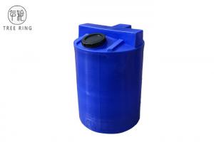 Best 100 Gallon Poly Water Tanks Cylindrical Blue Emergency Indoor For Home wholesale
