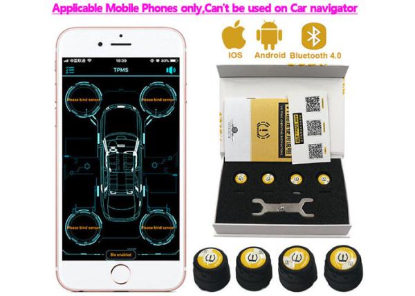Cheap TPMS Bluetooth 4.0 universal external tyre pressure sensor support IOS Android phone,tire pressure sensor TPMS-V11 for sale