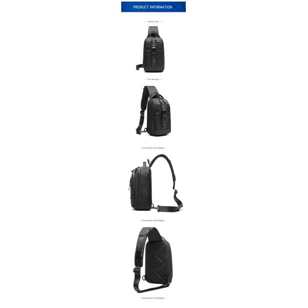 Oxford Cloth 6L Casual Shoulder Bag