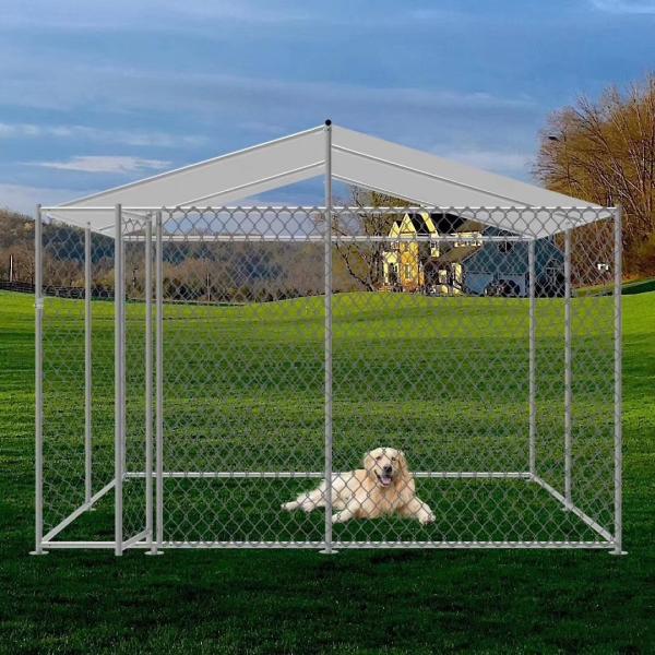 UV Resistant Cover 5ft PVC Coated Dog Run Kennel