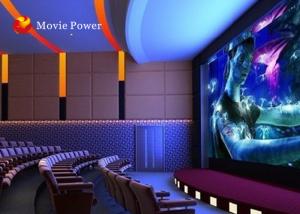 Best Fog Smell Fire Imax 4D Home Theater 4D Dynamic Cinema With Black Vibration Chairs wholesale